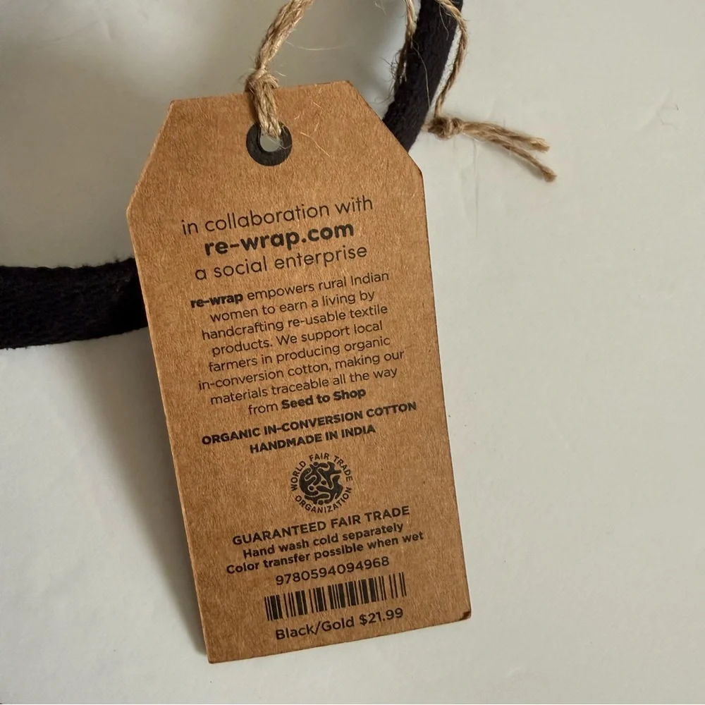 Barnes & Noble Black Tote with Gold Lettering